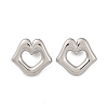 304 Stainless Steel Stud Earrings EJEW-K268-11P-4