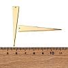 Brass Big Pendants KK-Z121-01G-3