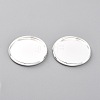 304 Stainless Steel Cabochon Settings STAS-Y001-12H-S-2