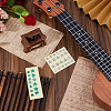 2 Sheets 2 Styles Paper Picture Stickers for Guitar Fingerboard Decoration STIC-FH0001-30-4