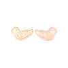 Handmade Frosted Glass Beads FOIL-CJC0004-02G-1