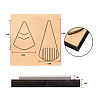 Geometric Wood Cutting Dies DIY-WH0169-05-2