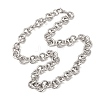 11.5MM 304 Stainless Steel Ring Link Chain Necklaces SA-CBA4160-19P-4
