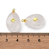 Natural Quartz Crystal Pendants G-B089-01G-02-3