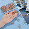 50Pcs 2 Colors Mini Iron Place Card Holders AJEW-CP0007-80-3