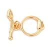 Brass Toggle Clasps KK-S403-19G-1