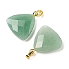 Natural Green Aventurine Pendants G-L614-D04-G03-2