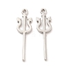Rack Plating Alloy Pendants PALLOY-E025-07P-1