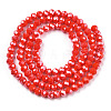 Electroplate Glass Beads Strands EGLA-A034-P8mm-A10-3