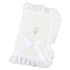 Polyester Lace Book Covers OFST-WH0002-59A-1