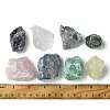 8Pcs Natural Lapis Lazuli & Ruby in Zoisite & Rose Quartz & Quartz Crystal & Amethyst & Fluorite & Citrine & Green Fluorite Tumbled Stone Sets DIY-FS0007-10A-5
