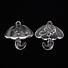 Transparent Acrylic Pendants TACR-T024-01B-205-2