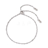 Adjustable 304 Stainless Steel Slider Bracelets BJEW-JB12328-01-2