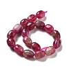 Dyed Natural Malaysia Jade Beads Strands G-P528-I03-01-3