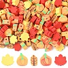 286Pcs Handmade Polymer Clay Beads CLAY-YW0002-58-1