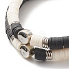 Handmade Polymer Clay Heishi Beads Stretch Bracelets Set BJEW-JB07443-5