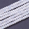 Electroplate Glass Beads Strands EGLA-R048-2mm-36-2