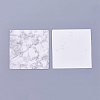 Cardboard Jewelry Display Cards X-CDIS-WH0010-02-1