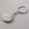 Glass Keychain KEYC-WH0024-18P-01-2
