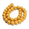 Baking Paint Glass Beads Strands GL-CBA8F4B-02A-3