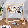 16Pcs 2 Style Wooden Doll Clothes Hangers DOLL-FG0001-03-7