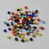 Handmade Polymer Clay Round Beads CLAY-WH0030-01A-1