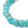 Round Glass Beaded Stretch Bracelets BJEW-JB12647-4