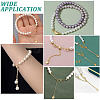60Pcs Brass Crimp Beads KK-UN0005-27-5