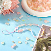 150G 6 Styles Gradient Color Transparent Acrylic Beads OACR-TA0003-58-8