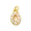 Real 18K Gold Plated Rack Plating Brass Micro Pave Cubic Zirconia Pendants KK-S396-02C-1