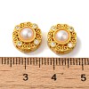 Rack Plating Hollow Brass Cubic Zirconia Beads KK-K381-21A-MG-3