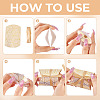 30 Sets 2 Colors Hot Stamping Pillow Cardboard Paper Printed Candy Boxes CON-TA0001-29-5