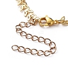 Brass Cobs Chains Necklaces X-NJEW-JN02637-3