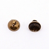 Brass Bead Cap Pendant Bails KK-TAC0006-01AB-2