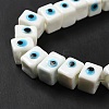 Handmade Evil Eye Lampwork Beads Strands LAMP-G154-04D-4