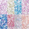 Craftdady 240G 8 Colors AB-Color Plated DIY 3D Nail Art Decoration Mini Glass Beads EGLA-CD0001-06-1