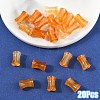 20Pcs Transparent Acrylic Beads Ink Wind Gradient Effect OACR-YW0003-20H-1