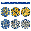 140Pcs Iron Bead Caps IFIN-FS0001-42-2