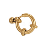 304 Stainless Steel Round Spring Ring Clasp STAS-OY012-48G-1