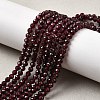 Natural Garnet Beads Strands G-J376-36B-4mm-1