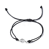 Korean Waxed Polyester Cord Adjustable Bracelets BJEW-JB11590-01-2