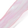 Flat Rainbow Color Nylon Organza Ribbon OCOR-WH0082-62B-1