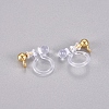 304 Stainless Steel and Plastic Clip-on Earring Findings LS-X-STAS-G225-27G-1