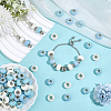 100cs Large Hole Resin European Beads RESI-PA0001-22A-4