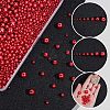 2120Pcs 8 Styles  Imitation Pearl Resin Beads Strands RESI-AR0001-47-3