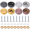 AHADERMAKER 4Sets 4 Colors 304 Stainless Steel Screw Set FIND-GA0001-86-1