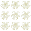 80Pcs Opaque Acrylic Bead Caps OACR-PA0001-21-7