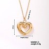 Fashion Elegant Golden Plated Stainless Steel Pendant Necklaces SJ0947-3-1