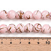 Baking Paint Glass Beads Strands DGLA-N010-10mm-01-4