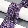 Natural Amethyst Beads Strands X-G-A252-A03-01-1